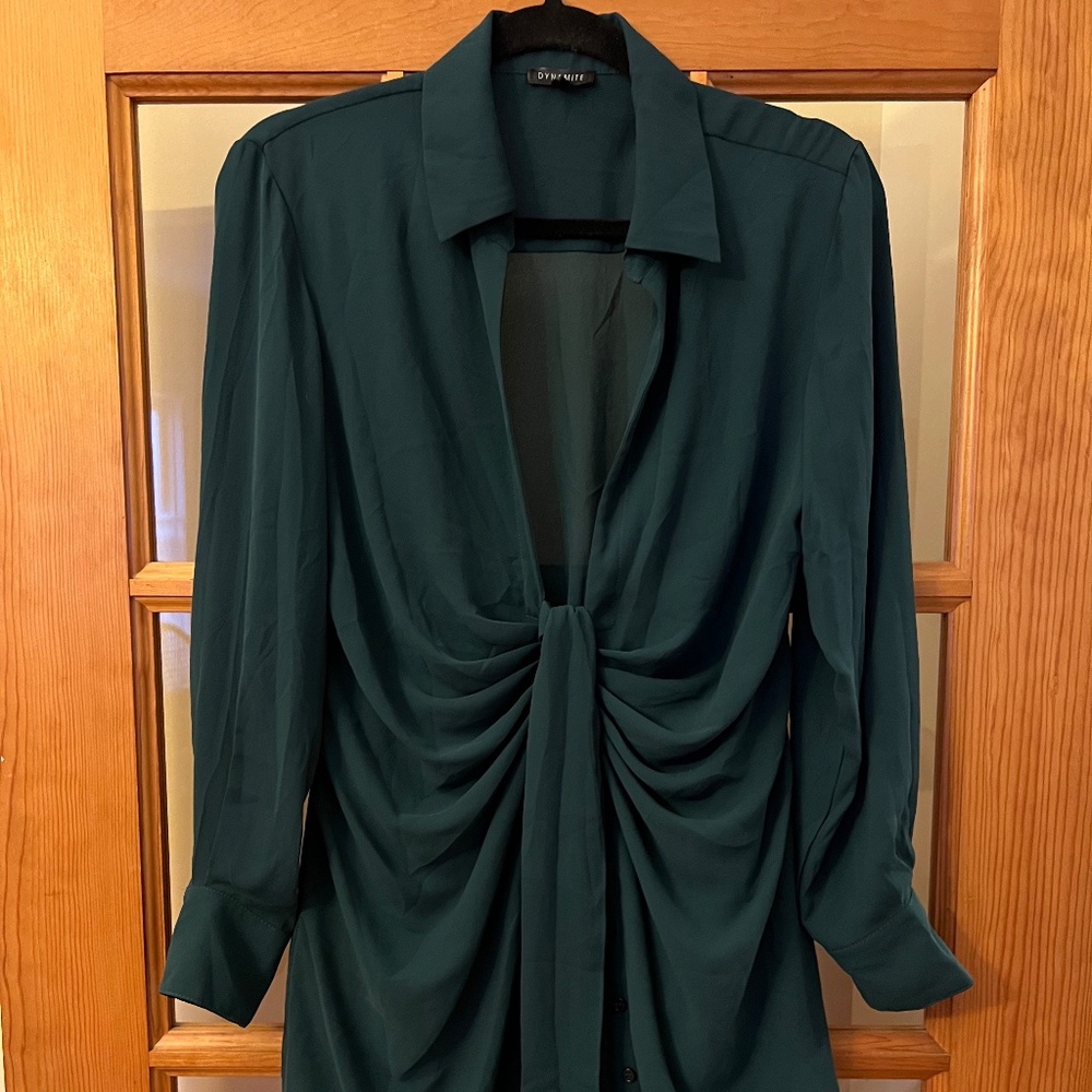 Dark Green Party Dress, gorgeous on! Small